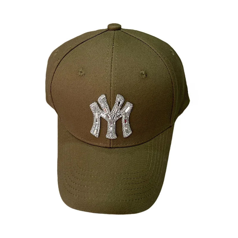Rhinestone Baseball Cap | Women's Casual Sunshade Hat