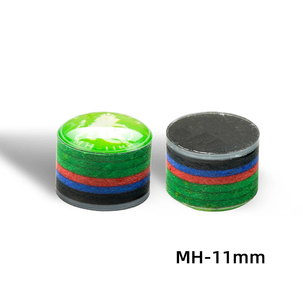 KONLLEN Cue Tips Rainbow Tips 11/14mm Multilayer Cuetips Snooker Hardness S/SS/SX/M/MH/H Pig Skin CRICAL Cue Tip Accessories