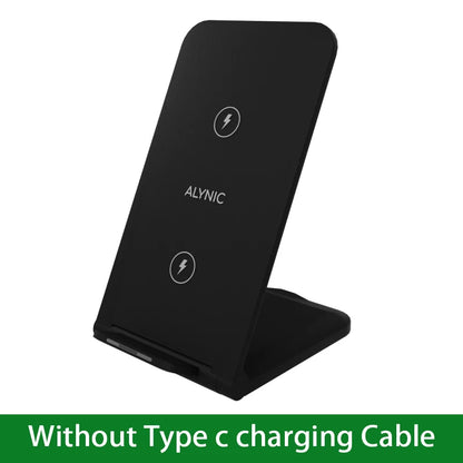 65W Wireless Charger Station Earphone Phone Fast Charging Charger Holder For iPhone 16 15 14 13 Pro Max Samsung S24 S23 Xiaomi