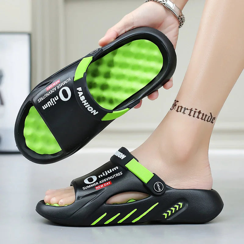 Men's EVA Soft-Sole Platform Slides Sandals