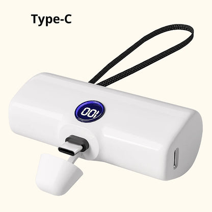 Liboer Schnelllade Powerbank LED-Anzeige Externe Mobile Batterie für iPhone Samsung Xiaomi OPPO Kompakte Powerbank