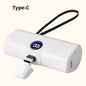 Liboer Schnelllade Powerbank LED-Anzeige Externe Mobile Batterie für iPhone Samsung Xiaomi OPPO Kompakte Powerbank