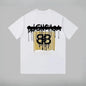 2025 Sommer Neue Luxusmarke Top T-Shirt Y2K Top Einfacher Stil Reiner Baumwolldruck Lässiges Business Top T-Shirt für Männer und Frauen
