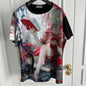 Hawaiian Silhouette T-Shirt  Unisex Oversized