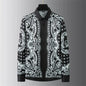 Luxury Printed Shirt Men's Long Sleeve Slim Casual Shirt High Quality Fashionable Popular Extra Large Size No-Iron Men's XS-6XL