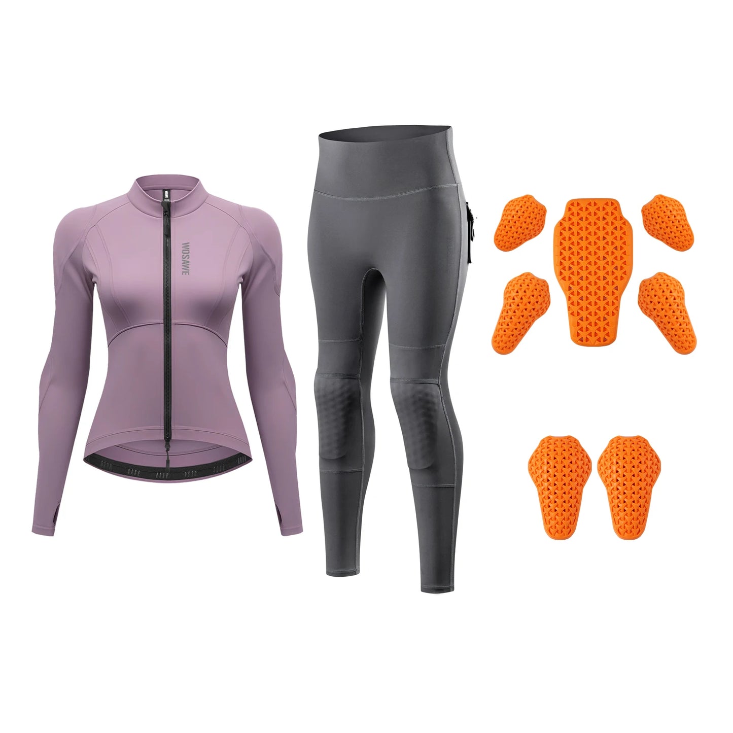 WOSAWE Women Motorcycle Jacket CE Approved Motorcycle Body Armor Summer Downhill Motorbike Protection Moto Racing Clothing