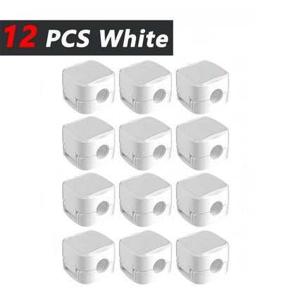 Strong Adhesive Cable Clips - Under Desk Cord Holder