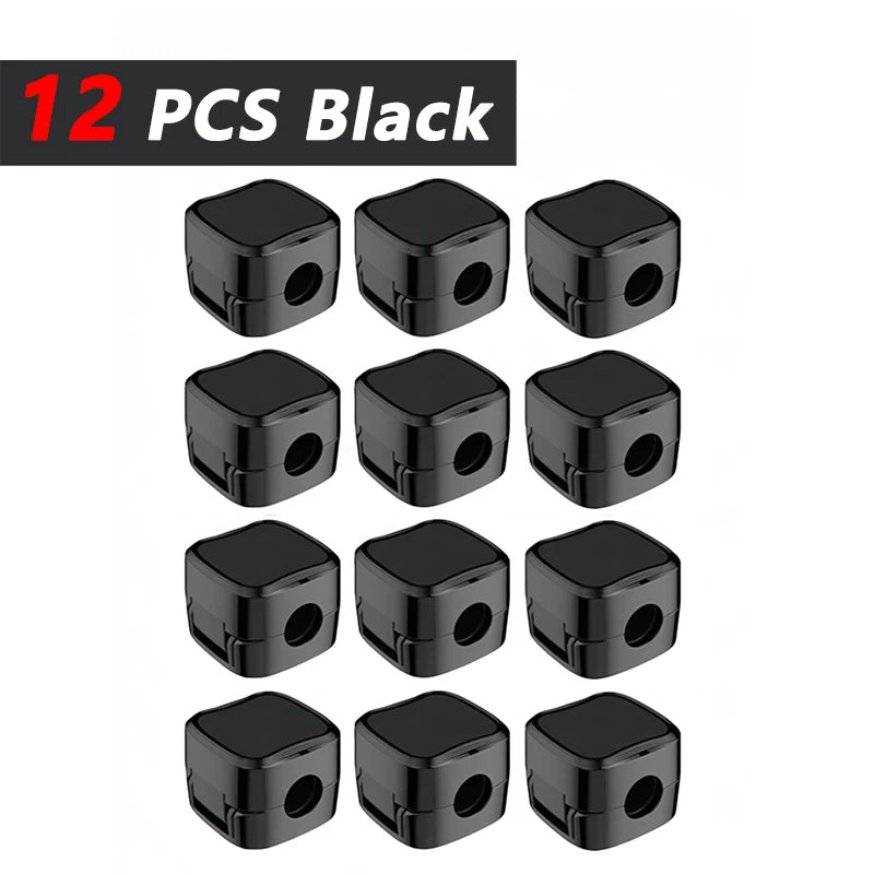 Strong Adhesive Cable Clips - Under Desk Cord Holder