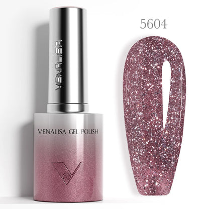 Venalisa TPO Free Hema Free 10ml Winter Nails Warm Coffee Cat Eye Nail Gel Polish Magnet Soak Off UV LED Semi Permanent Nail Gel