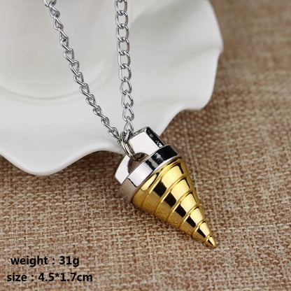 Anime Tengen Toppa Gurren-Lagann Necklaces Simon Ganman Spiral Pendant Necklace For Women Men Hold Accessories Jewelry Decor