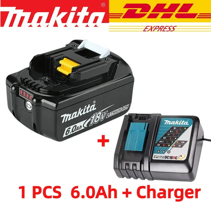 Makita Original Lithium ion Rechargeable Battery 18V 6000mAh 18v Replacement Batteries BL1860 BL1830 BL1850 BL1860B