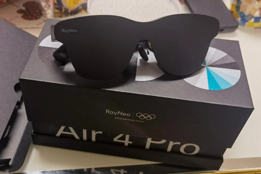 2025 new RayNeo Air 4 Pro - smart AR glasses Supports HDR10, HD giant screen viewing glasses, Micro-OLED dual-layer