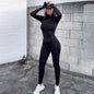 Langärmeliger Skianzug | Slim Fit Sportlicher Damen-Einteiler