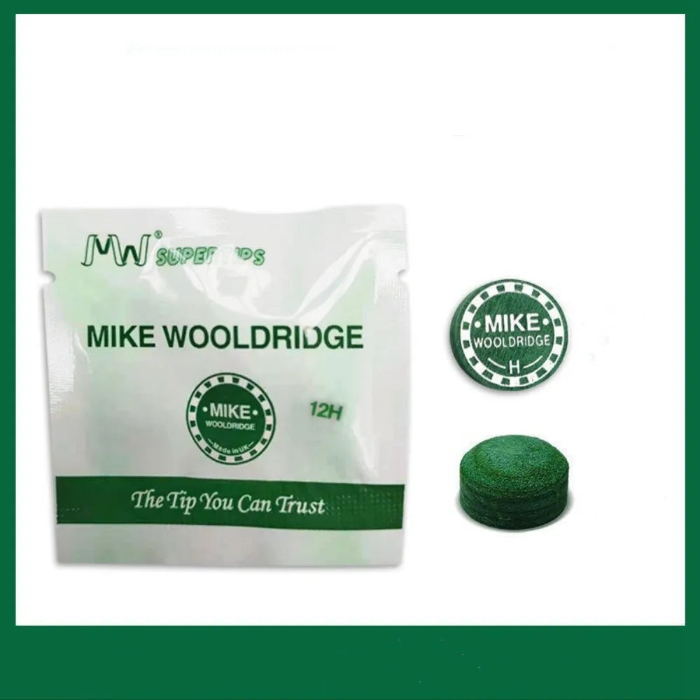 MIKE WOOLDRIDGE Verde Ghost Billard Snooker Queue Oberteil 11/12/14mm W/M/H