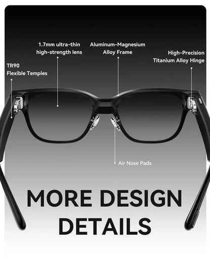 Rokid Glasses AI & AR Glasses with 89 Languages Live Translation Dual-eye Display 12MP Camera Ultra Light Smart Glasses