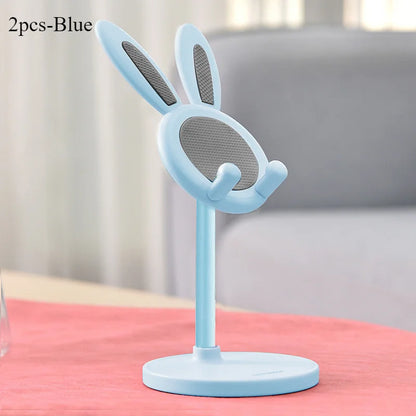 Cute Rabbit Phone Stand - Adjustable Desktop Grip
