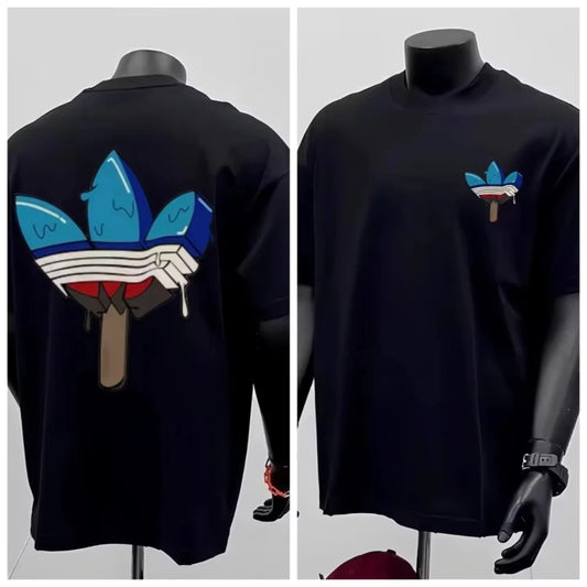 Brand Printed Short Sleeve T-Shirt Trendy Style