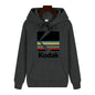Kodak Brand Fashion Retro Y2K Print Autumn and Winter Men Sports Hoodie Outdoor Casual Casual Comfortable Street Jacket Clothing