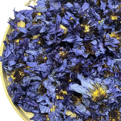 Premium Dried Blue Lotus – Egyptian Water Lily Flowers