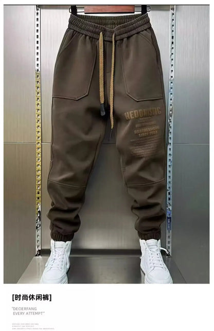 Freizeithosen für Herren Koreanische Mode Baggy Jogginghose Gym Jogger Hip Hop Streetwear Y2K Herrenhose Herbsthose