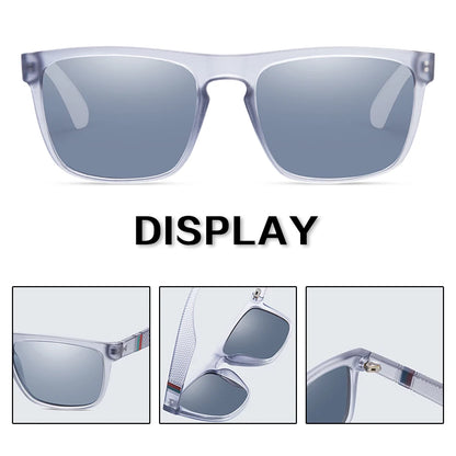 Fashion Square Vintage Polarisierte Sonnenbrillen Männer Frauen Retro Fahr- Angel- Sonnenbrillen UV400 Brille