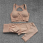 2PCS XL Seamless Women Fitness Arise Epic Yoga Sets High Waist Gym Scrunch Leggings Sports Bra Workout Active Wear Suits XP228
