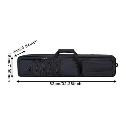 Pool Cue Case 4x5 – Shoulder Strap Billiard Carry Bag