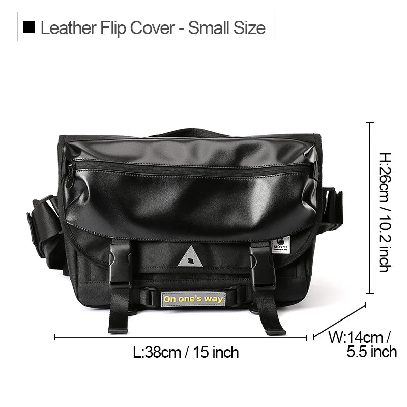 Men's Waterproof Crossbody Messenger Bag Anti-Theft
