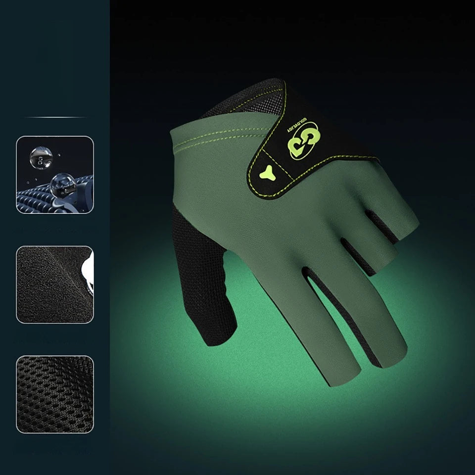 GTUBIKE Professional Billiard Glove - 3 Finger Snooker Glove