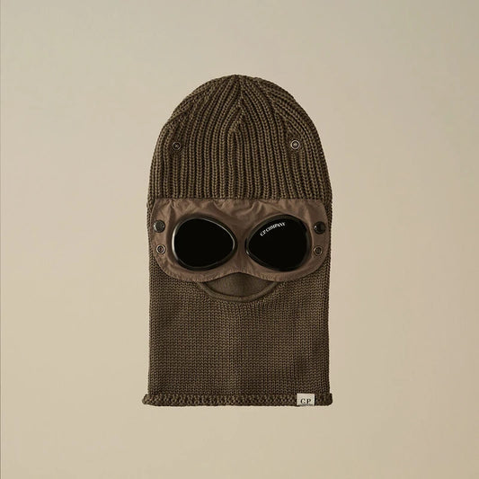 New Trendy Autumn Winter Warm Caps New Aviator Glasses Men Women Ear Protection Plus Cycling Full Face Cover Warm Knitted Hats