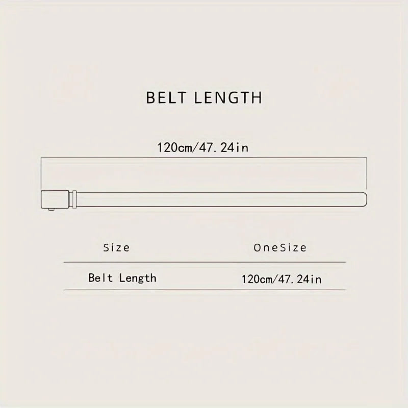 Stylish Men's PU Leather Belt - Fashion Belts for Daily Life, Leisure, Party, Festival, Work, and Business Automatic Buckle