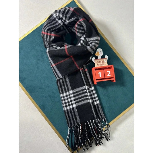 Luxury Brand Cashmere Warm Scarf for Women Design Winter Men Shawl Wrap Pashmina 2025Plaid Female Bufanda Echarpe Foulard - Teglex