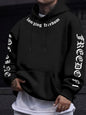 The 2025 autumn new men's hoodie is a casual and fashionable outdoor simple men's wear with letter prints