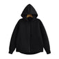 Winter Women's Zipper Hoodie High Street Unisex style Double Pockets Oversize Loose Sweatshirts Outerwear Top