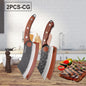Professional Kitchen Forged Knife BBQ Cooking Chef Knives Wooden Handle Meat Cleaver Fruit Cutter Boning Knife Kitchen Supplies