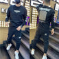 Herbst Herren Sweatshirt Pullover Buchstaben-Druck Rundhals Slim Fit Verdicken Hoodie Langarm Freizeit Sweatshirt Herren Oberteile