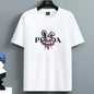 2025 Sommer Herren-T-Shirt Hohe Qualität 100 Baumwolle Hasenmotiv Lockerer Rundhals Herren Kurzarm Freizeit Für Herren T-Shirt Top