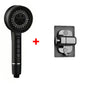 4 Modes Self-cleaning Shower Head with Silicone Brush One-Key Stop Water Massage High Pressure ABS Showerhead with Filter
