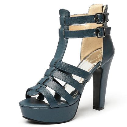 Women Gladiator Platform Sandals High Heels Size 44-50