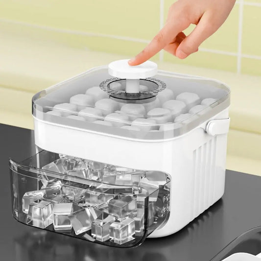 50-Cube Ice Maker Double Layer Household Ice Box