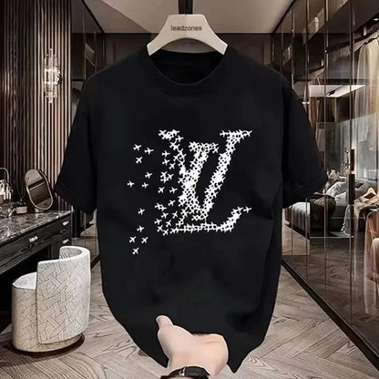 Heißer Verkauf Männer Frauen Lässiges T-Shirt Designer T-Shirts Print Kurzarm Oversized Top Rundhals Herren Damen Baumwoll-T-Shirts 71304