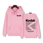 Kodak Print Fashion Men‘s Sportswear Autumn Winter Daily Street Casual Comfortable Loose Sports Hoodie