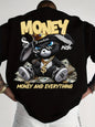 Men's Letter Print Casual Sporty Summer Tee