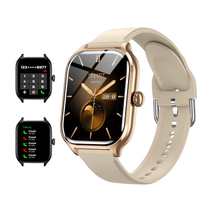 LAXASFIT Neue H9 Promax Smartwatch Zifferblatt zum Annehmen von Anrufen Kalorien-Tracking Herzfrequenz-Oximetrie-Überwachung Bluetooth Smartwatch