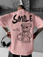Men's Teddy Bear Print T-Shirt | Breathable Summer Top