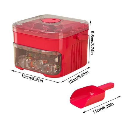 50-Cube Ice Maker Double Layer Household Ice Box