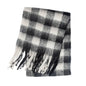 2025 Winter Thick Warm Scarf Women Cashmere Shawl and Wraps Pashmina Neckerchief Bufanda Female Rainbow Hairy Tessel Echarpe New