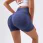 Teglex Women's High Waist Push Up Gym Shorts | Fitness Cycling Yoga