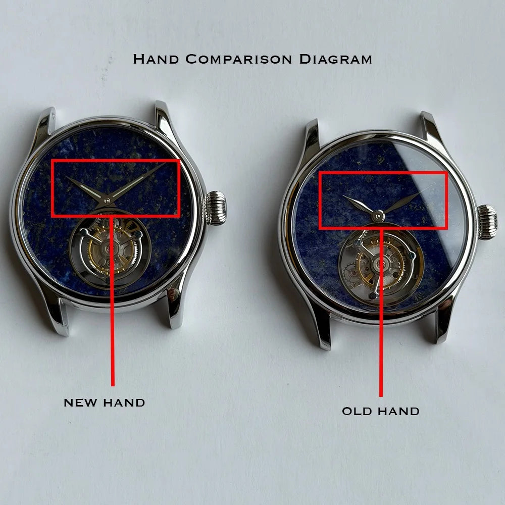 100% Tourbillon Watch Sapphire Watch Mechanical Wristwatches Waterproof 42mm