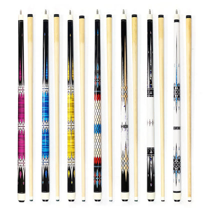 Neuer Snookerclub Training 2-teiliger Billardqueue Holz-Queue-Stock